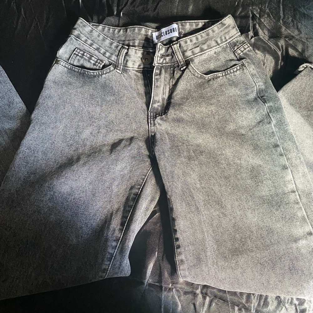 Black/Gray Womens Jeans